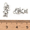 Little Girl Tibetan Style Zinc Alloy Charms TIBEP-Q033-107-3