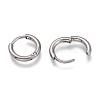 Tarnish Resistant 201 Stainless Steel Huggie Hoop Earrings EJEW-O095-05-19-3