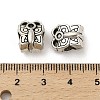 Tibetan Style Alloy European Beads FIND-M047-17AS-3