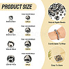 36Pcs 4 Styles Tibetan Style dZi 3-Eye Beads G-TA0002-68-4