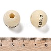 Schima Wood European Beads WOOD-G023-02A-3