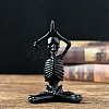 Resin Yoga Skeleton Figurines PW-WG32223-01-1