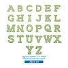 Alphabet Resin Rhinestone Patches DIY-TAC0005-45G-8