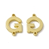 Rack Plating Brass Connector Charms KK-C007-38G-G-2