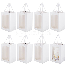 Rectangle Paper Gift Bags ABAG-WH0044-38A