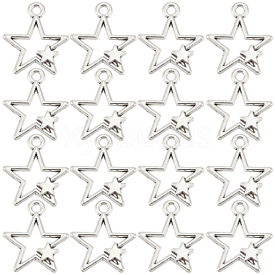 70Pcs Tibetan Style Alloy Pendants TIBEP-SC0003-13-1