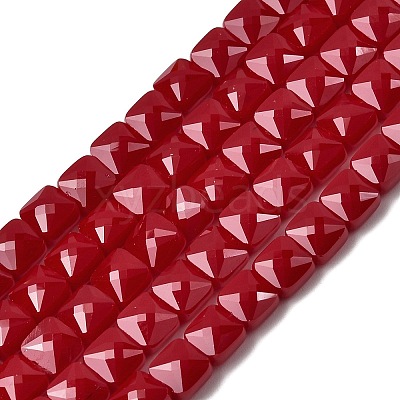 Opaque Glass Beads Strands GLAA-L050-C19-1