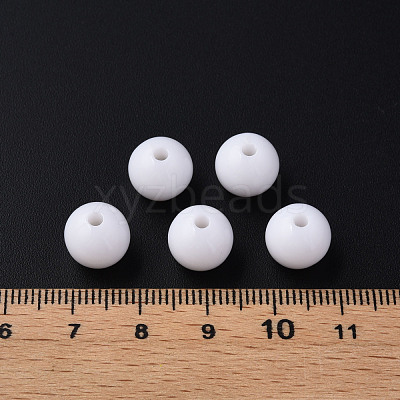 Opaque Acrylic Beads MACR-S370-C12mm-01-1