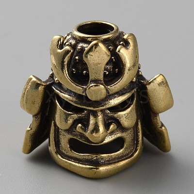 Brass European Beads LS-KK-WH0031-78AB-03-1