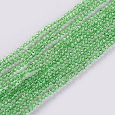 Glass Beads Strands EGLA-E057-02B-1