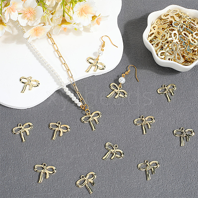 100Pcs Rack Plating Alloy Pendant FIND-SC0012-66-1