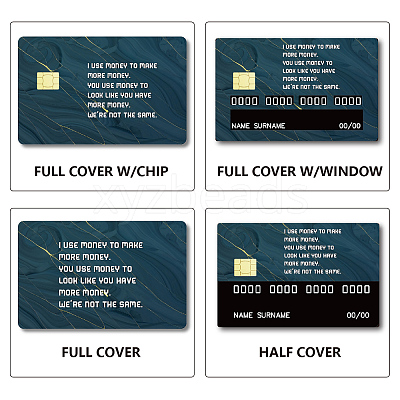 PVC Plastic Waterproof Card Stickers DIY-WH0432-062-1