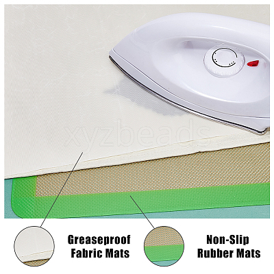 2Pcs 2 Style Precision Fusing Mat AJEW-FH0004-24-1