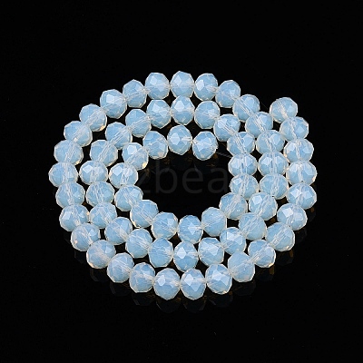 Glass Beads Strands EGLA-A044-J8mm-D06-1