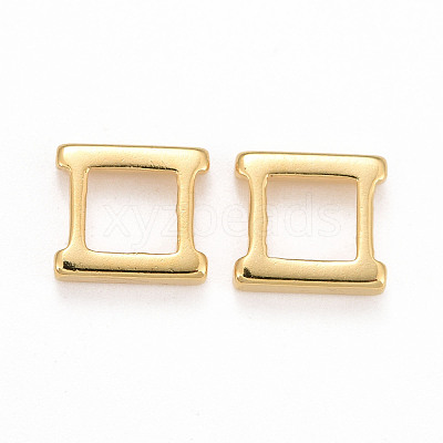 Eco-Friendly Brass Watch Band Clasps KK-M225-32G-1