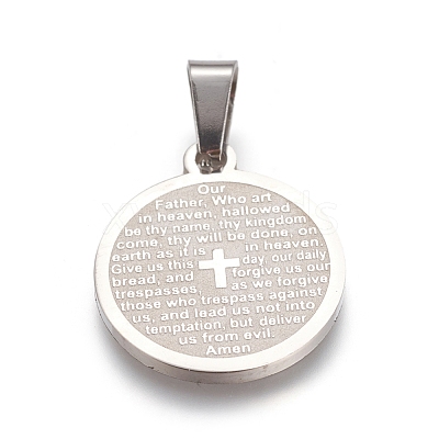 Non-Tarnish 304 Stainless Steel Pendants X-STAS-I131-10P-1