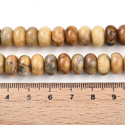 Natural Yellow Opal Beads Strands G-T140-74-1