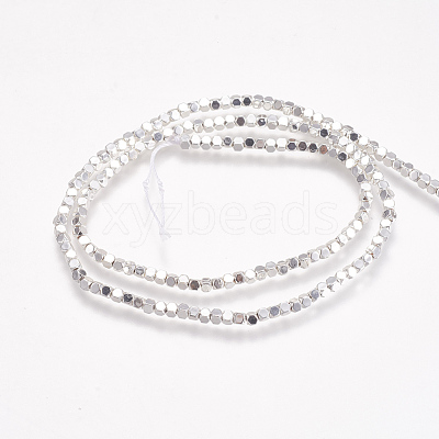 Electroplate Non-magnetic Synthetic Hematite Beads Strands G-K239-14D-1