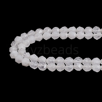 2 Strands Natural White Agate Beads Strands G-AR0005-43A-1
