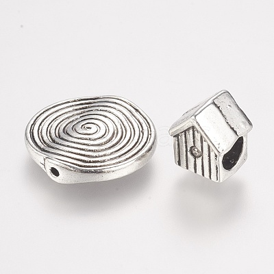 Tibetan Style Alloy Beads PALLOY-XCP0005-02AS-1