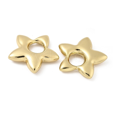Star Brass Pendants KK-M327-09G-1