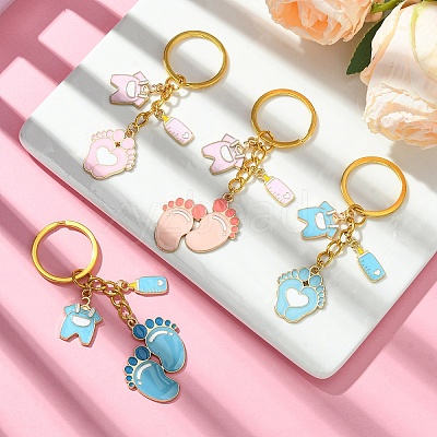 Alloy Enamel Keychain KEYC-YW00023-01-1