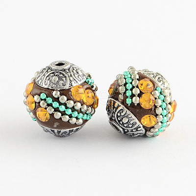 Handmade Indonesia Beads IPDL-R437-08-1