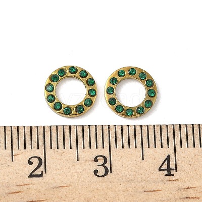 304 Stainless Steel Rhinestone Cabochons STAS-A057-04G-G02-1