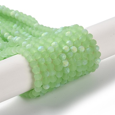 Imitation Jade Glass Beads Strands X1-EGLA-A034-J4mm-MB01-1