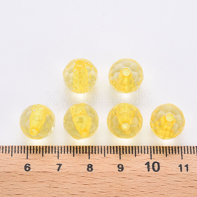 Transparent Acrylic Beads TACR-S154-10A-81-1
