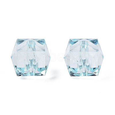 Transparent Acrylic Beads TACR-Q259-10mm-V38-1