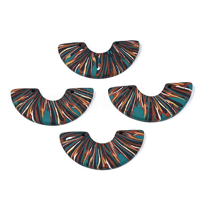 Handmade Polymer Clay Pendants CLAY-N010-028-B03-1