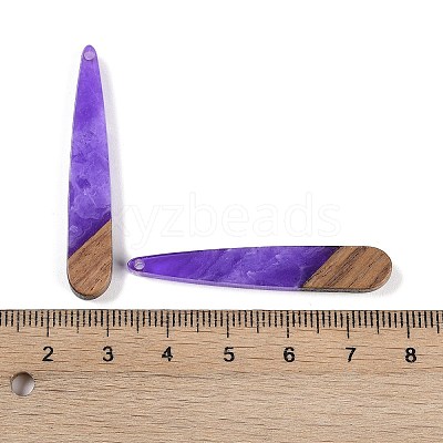 Resin & Wood Pendants WOOD-F015-01E-1