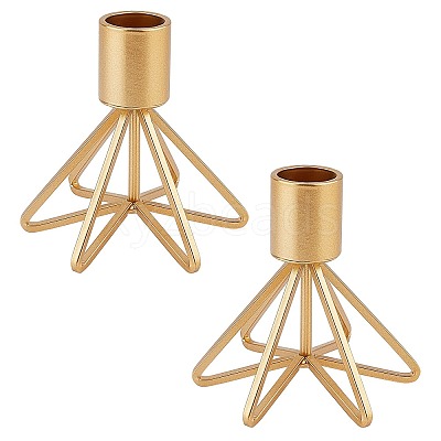 Iron Candle Holder AJEW-WH0171-59A-1