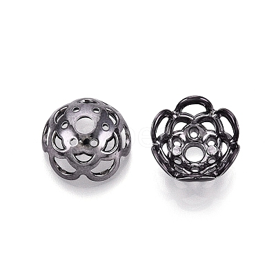UV Plated ABS Bead Caps OACR-D316-04B-01-1
