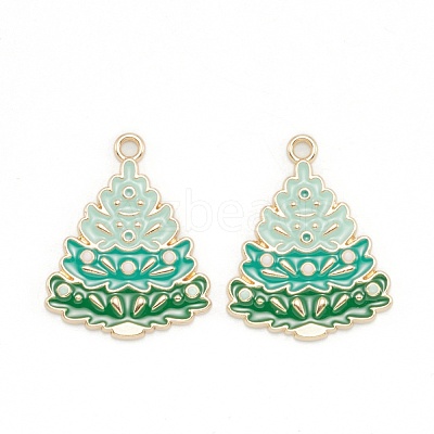 Alloy Enamel Pendants ENAM-E569-08-1