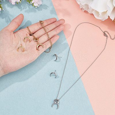 304 Stainless Steel Jeweley Sets SJEW-UN0001-02-1
