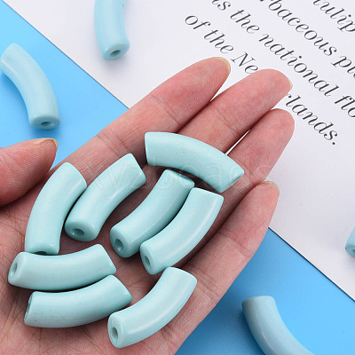 Opaque Acrylic Beads MACR-S372-001B-13-4809-1