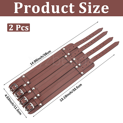 1Pc Viking PU Leather Cord Bracelets BJEW-CL0001-46A-1