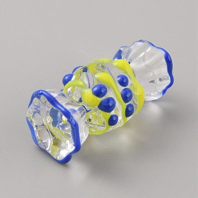 Transparent Acrylic European Beads TACR-TAC0006-03C-1