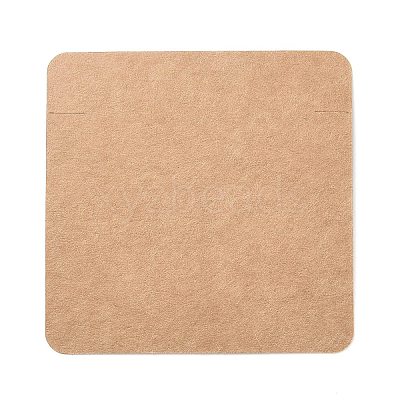Blank Kraft Paper Bracelets Display Cards X-CDIS-G005-03-1