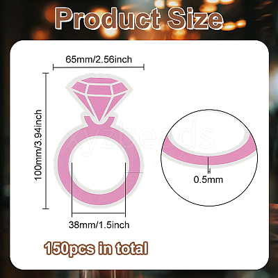 Paper Wine Glass Charms AJEW-WH0080-13F-1