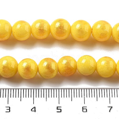 Natural Mashan Jade Beads Strands G-A255-A01-01D-1