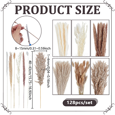 128Pcs Artificial Flower DJEW-WH0001-70-1