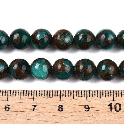Natural Chalcedony Beads Strands G-S333-8mm-014F-1