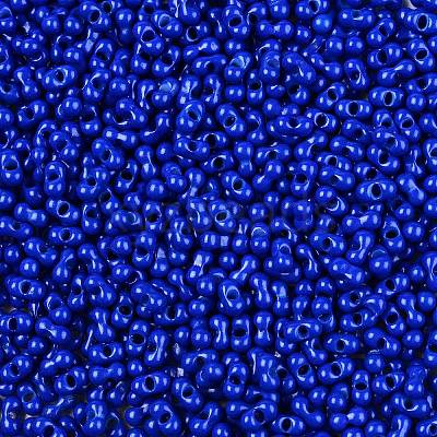 Baking Paint Glass Seed Beads SEED-A033-04E-1