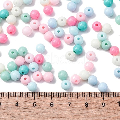 Opaque Acrylic Beads SACR-Q004-01E-1