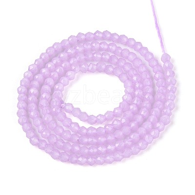 Imitation Jade Glass Beads Strands GLAA-T028-2mm-11D-1
