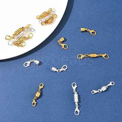 8 Styles Brass Magnetic Clasps Converter KK-FS0001-94-1