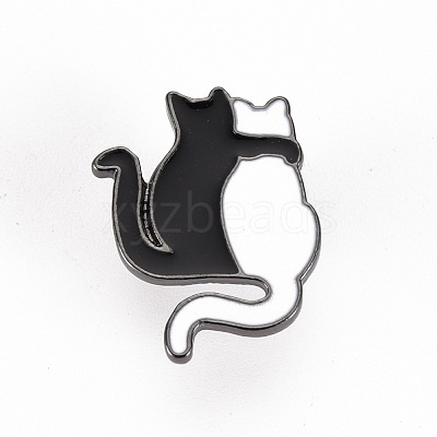 Alloy Enamel Brooches JEWB-S011-105-NR-1